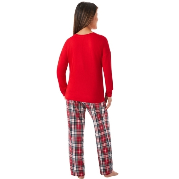Member's Mark Christmas Women 2-Piece Pajama Set. Let It Snow Print. Siz… - Picture 2 of 6